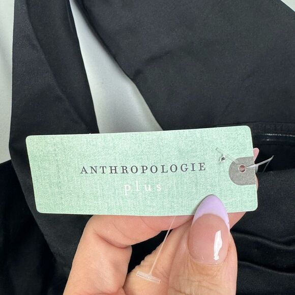 ANTHROPOLOGIE | HUTCH NEW! Black One Shoulder Romper Women’s Plus Size 20W - Picture 11 of 13